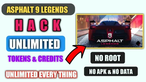 Get TOKENS & CREDITS in Asphalt 9 (Android / iOS) Unlimited Tokens