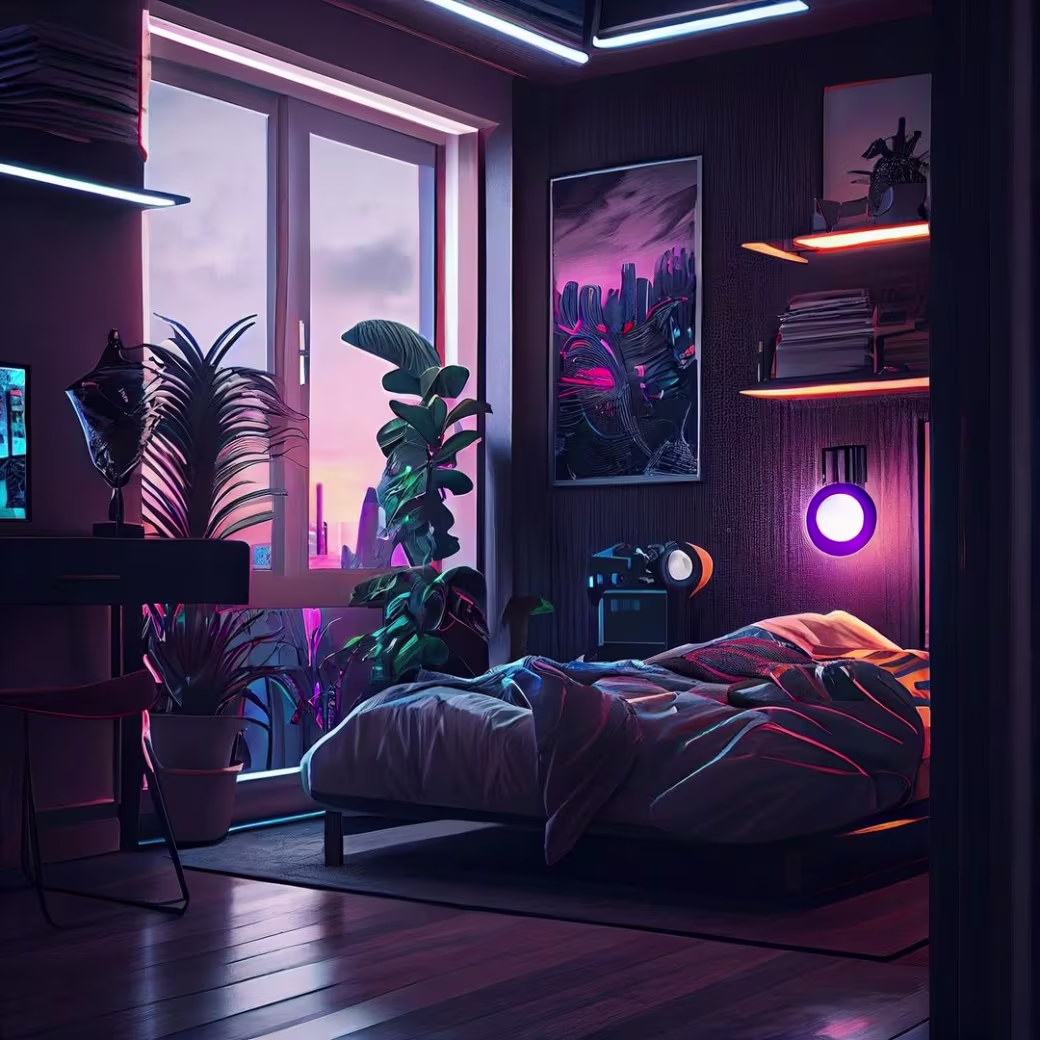 Cyber Flat-Bedroom #41/50