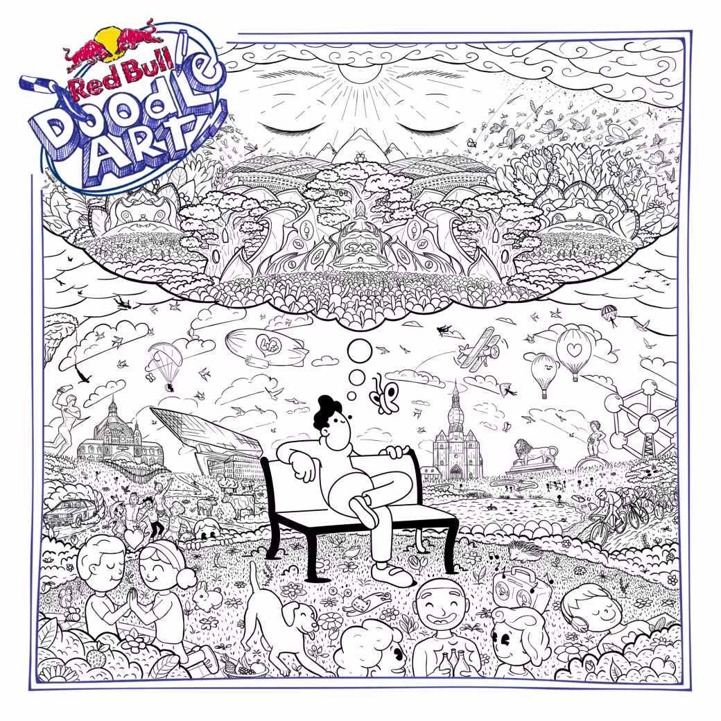 Red Bull Doodle Art Collection mentored by Burnt Toast #750/12935