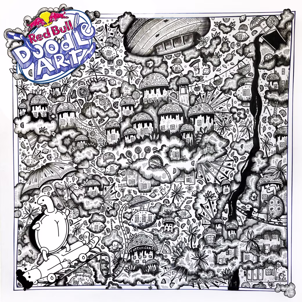 Red Bull Doodle Art Collection mentored by Burnt Toast #762/12935
