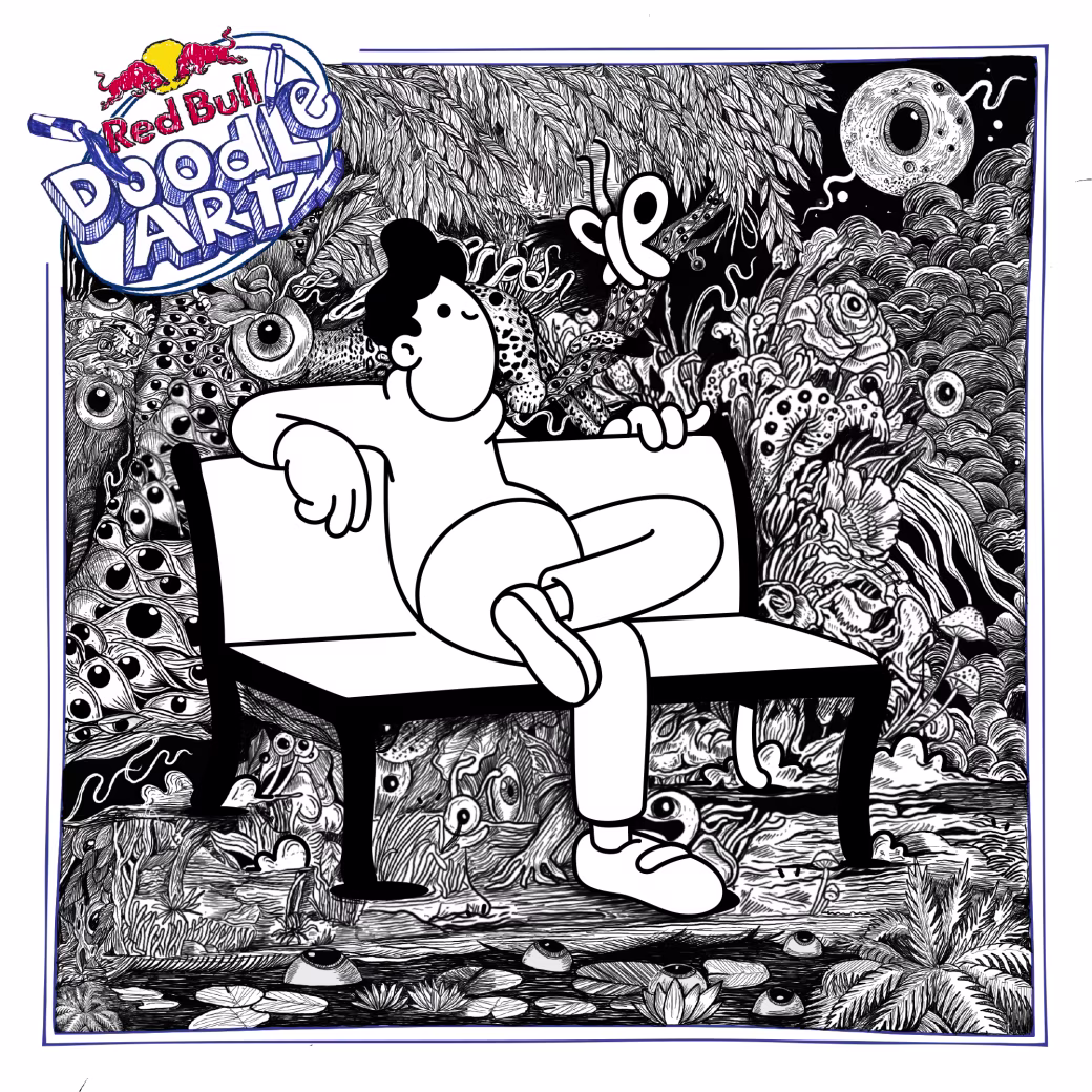 Red Bull Doodle Art Collection mentored by Burnt Toast #767/12935