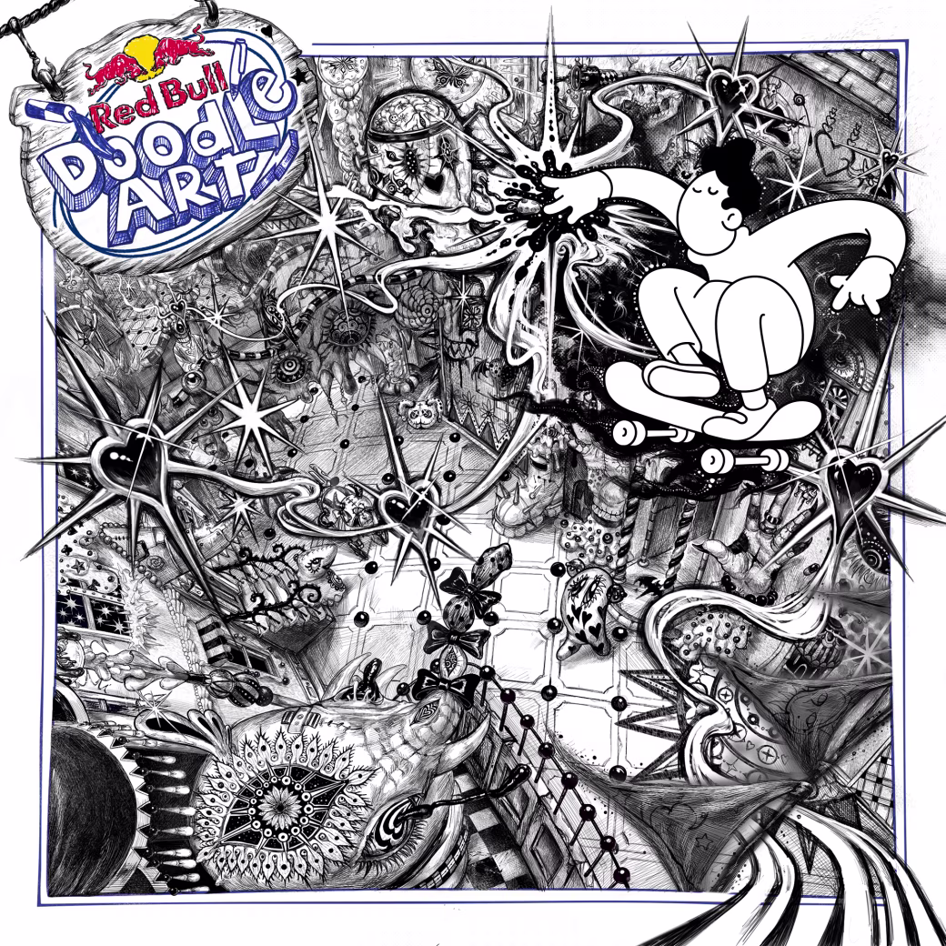 Red Bull Doodle Art Collection mentored by Burnt Toast #4191/12935