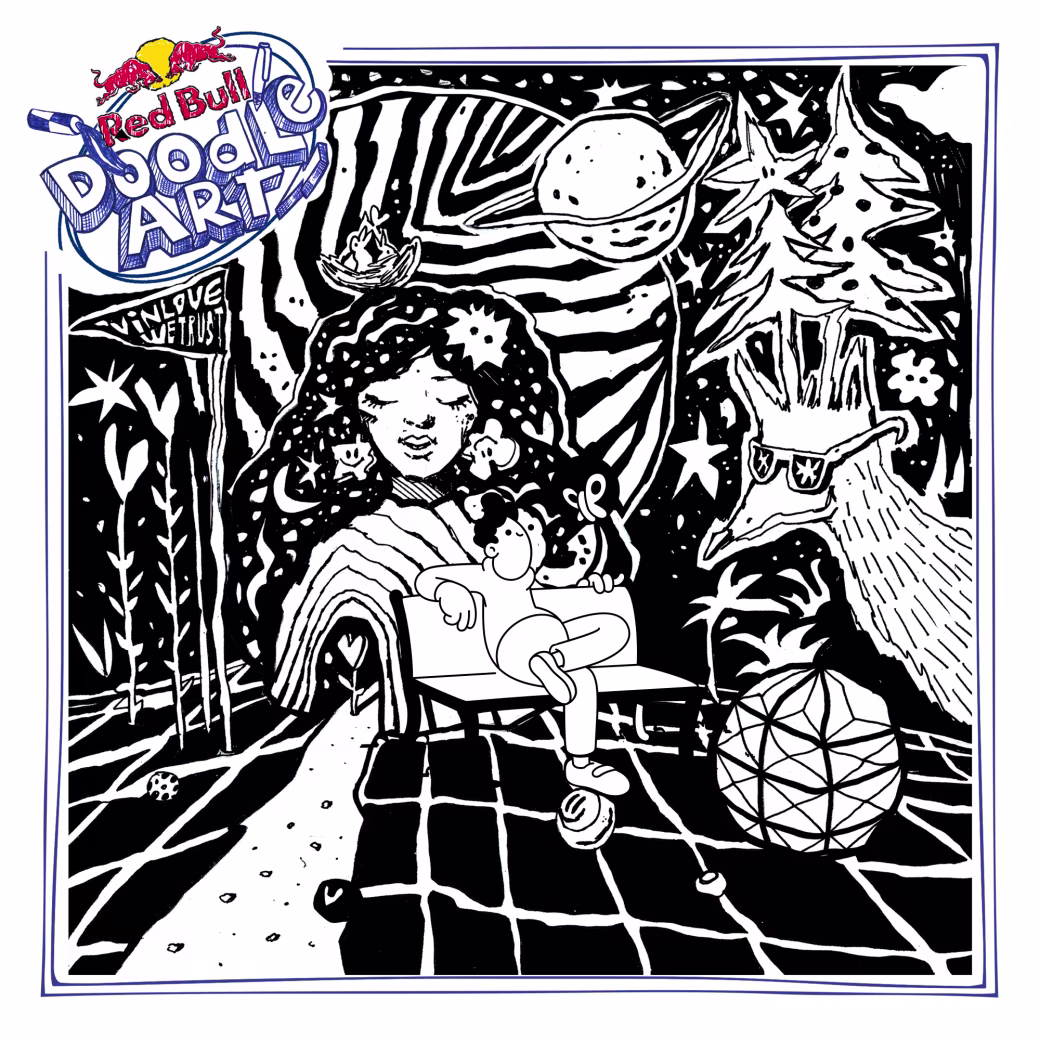 Red Bull Doodle Art Collection mentored by Burnt Toast #9199/12935