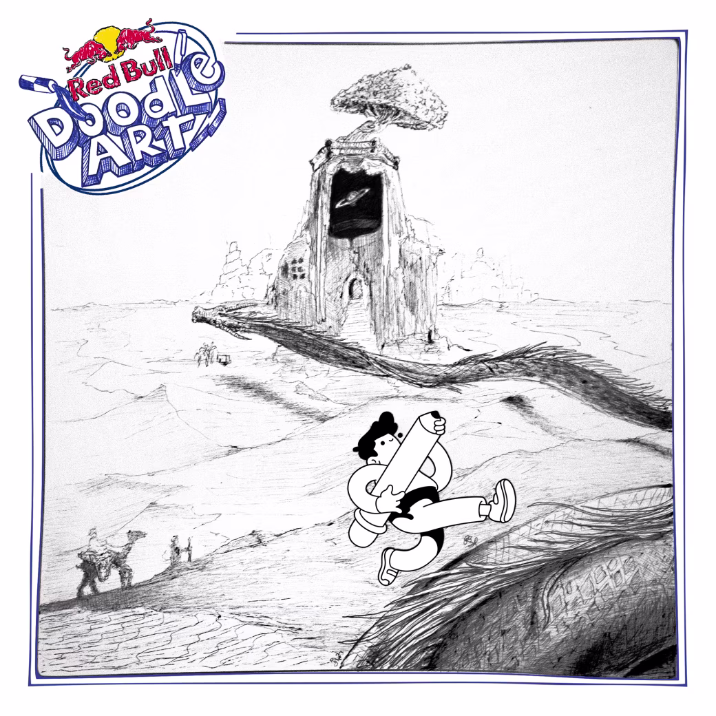 Red Bull Doodle Art Collection mentored by Burnt Toast #9865/12935