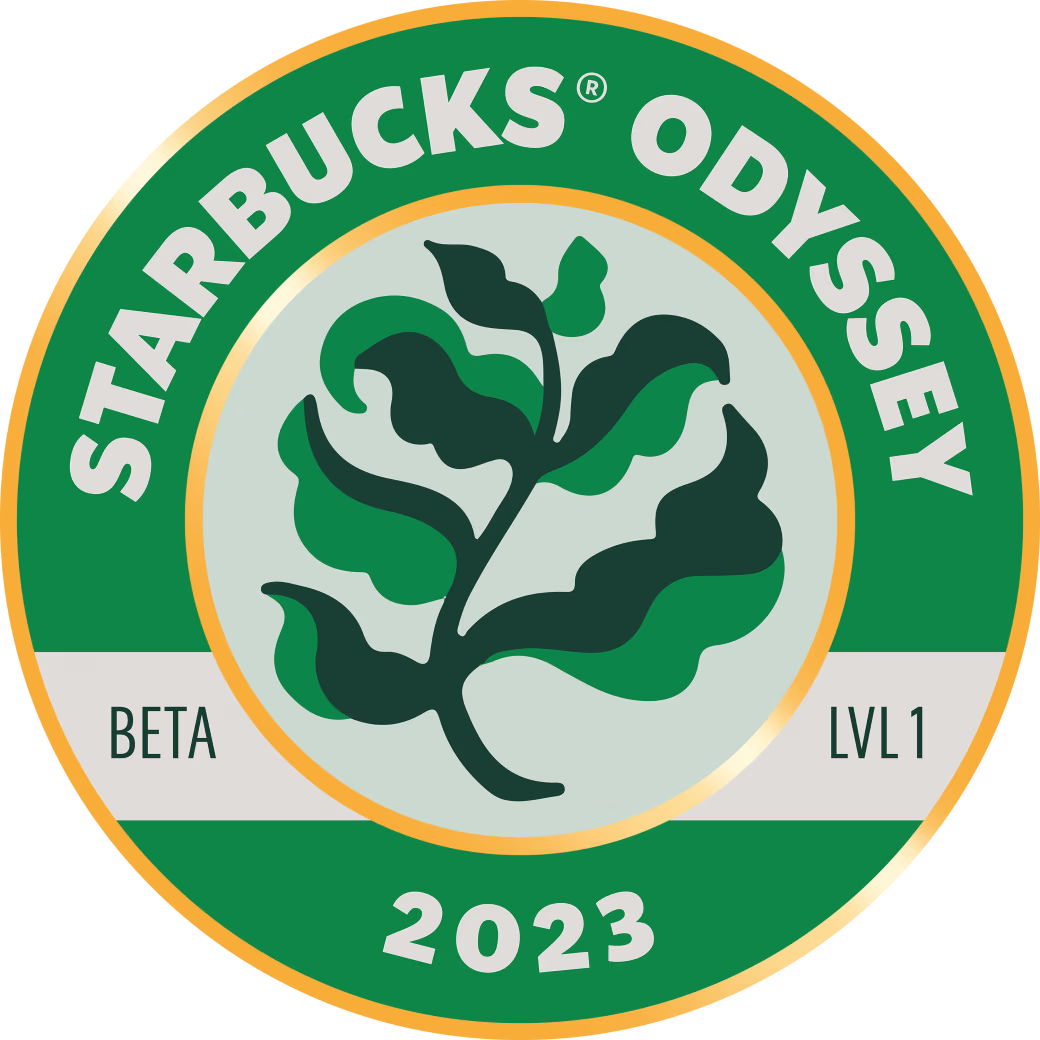 2023 Starbucks Odyssey Achievement Stamp: Level 1