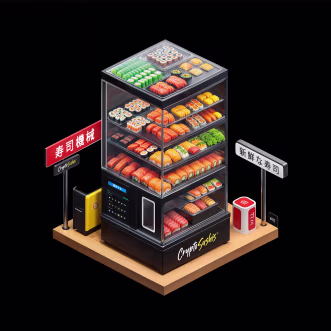 Vending Sushi Machine #02