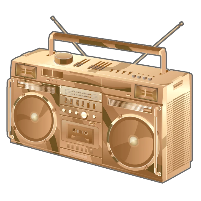 Gold Boombox