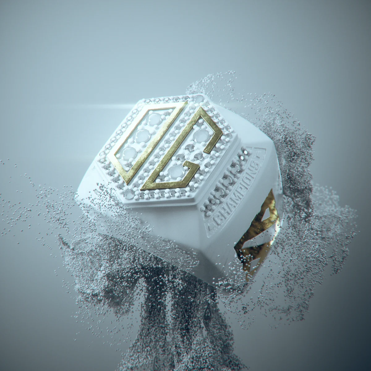 White Dota 2 Ring Still