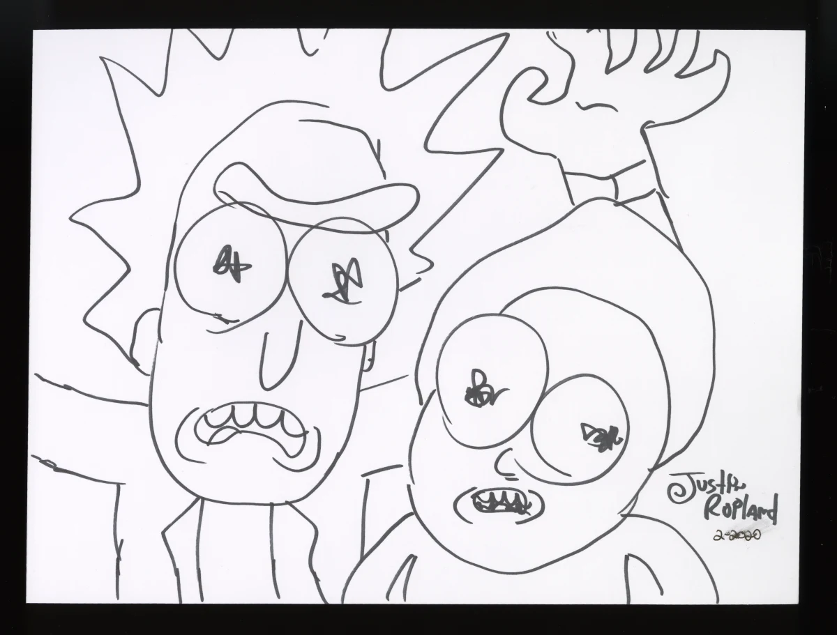 The First Ever Edition Of Rick And Morty Cryptoart