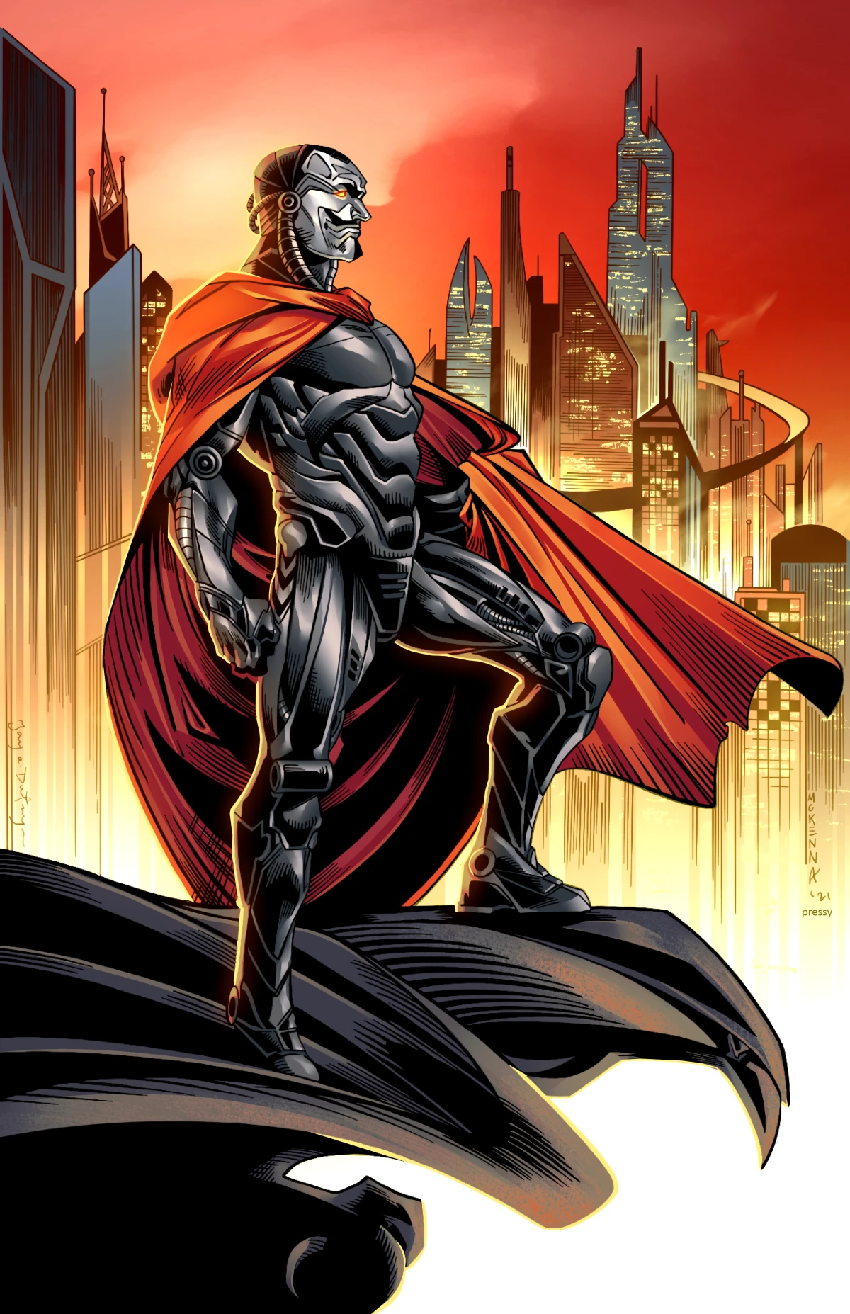 SATOSH1 — Citadel Skyline (unique Mark McKenna Night Variant)