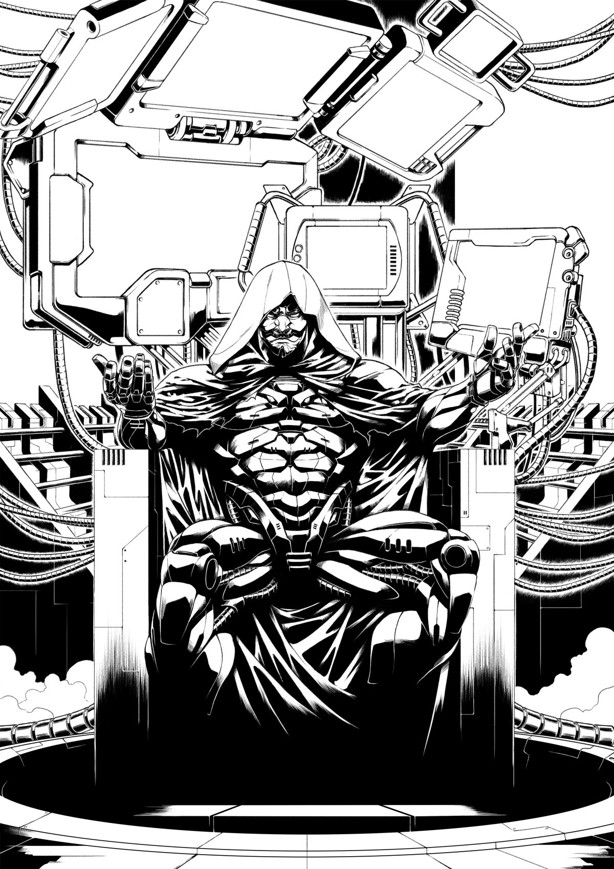 SATOSH1 the Architekt (original drawing)