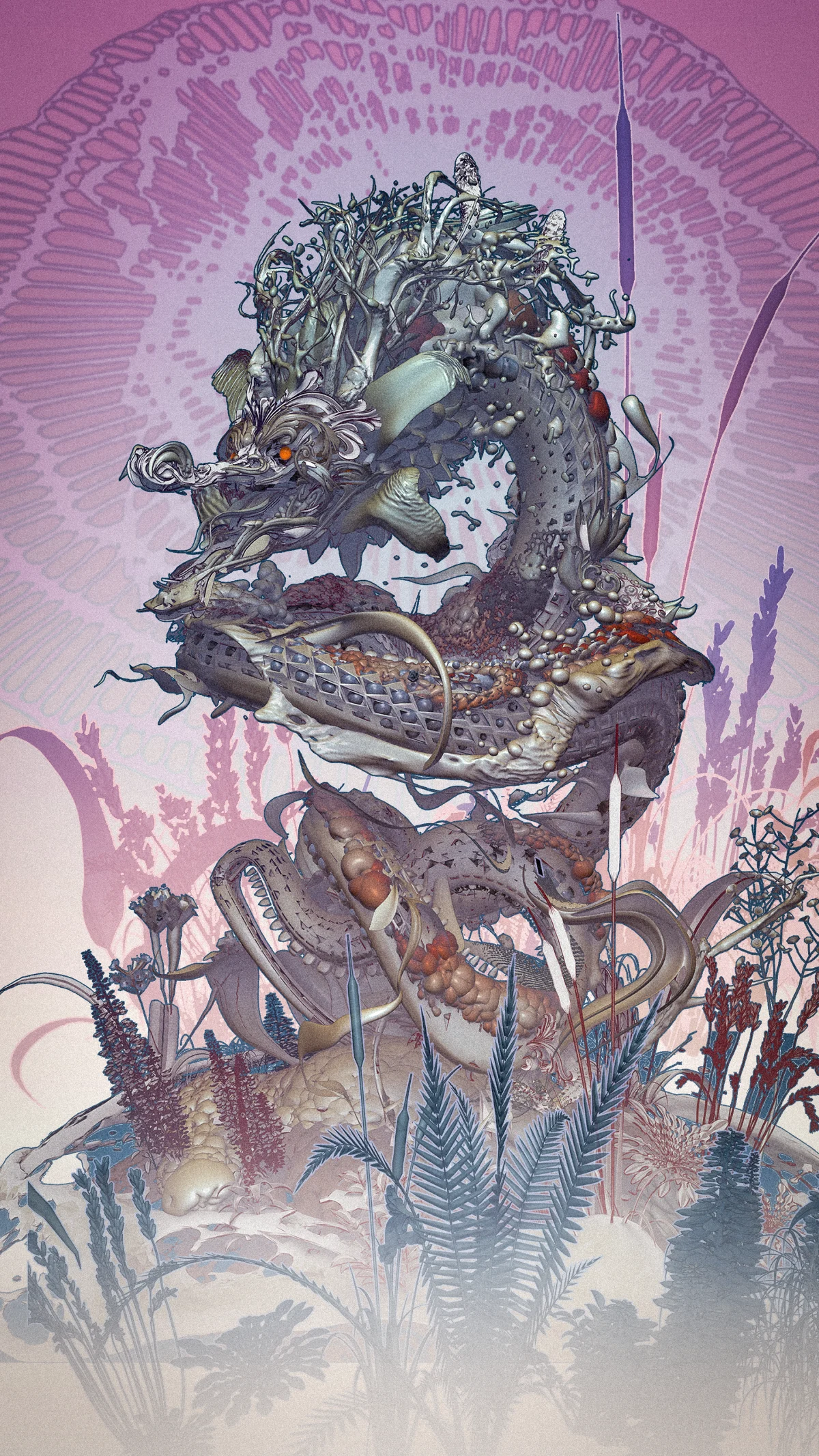 Water Dragon by Android Jones