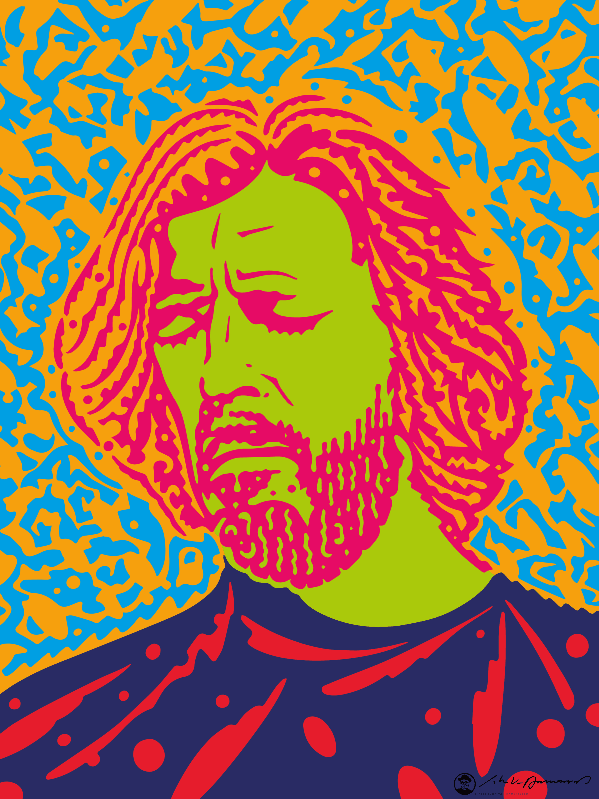 Clapton 03 Still Artwork by John Van Hamersveld