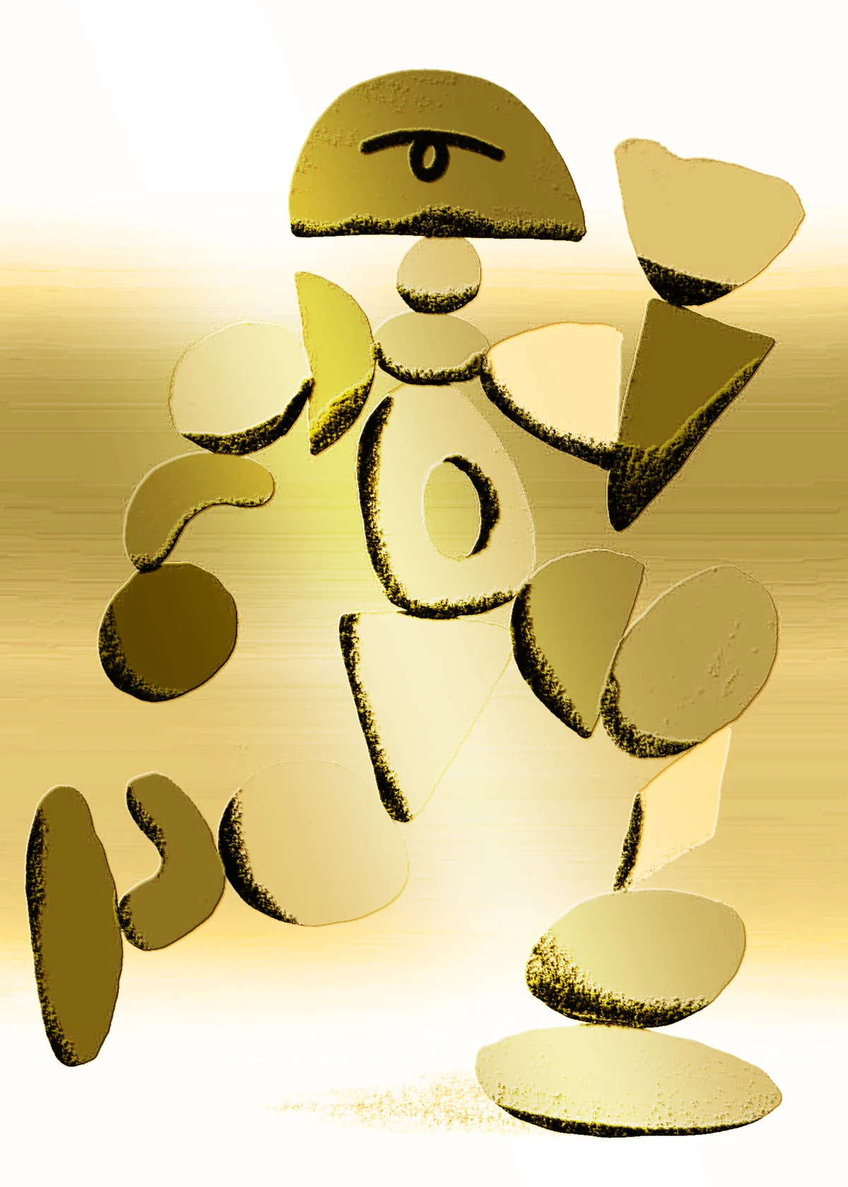 Rock Blob (Gold)