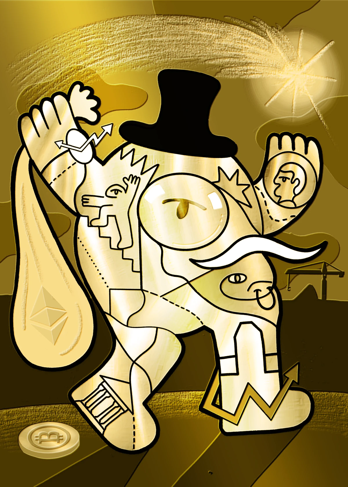 Money Blob (Gold)