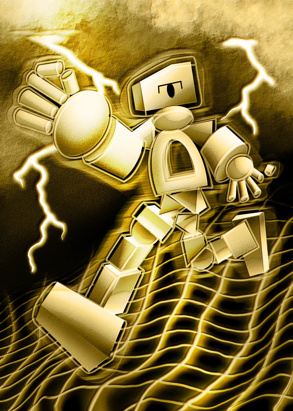 Robo Blob (Gold)