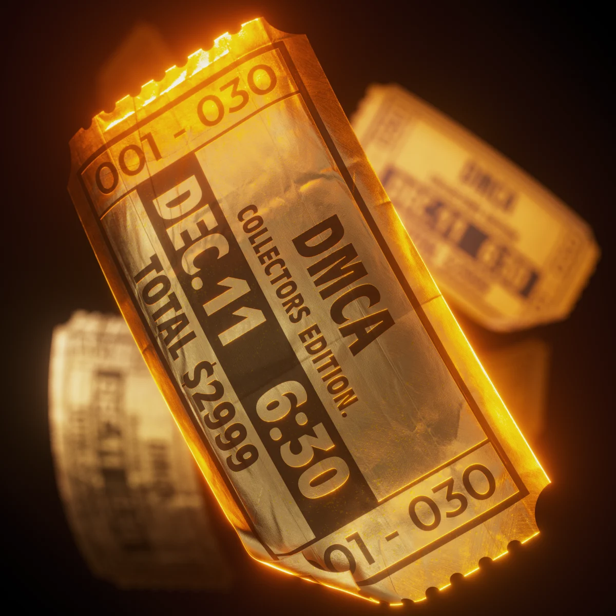 DMCA Collectors Ticket