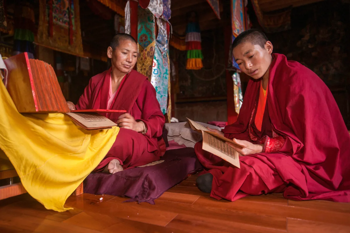 Modern Nuns in Ancient Scripts