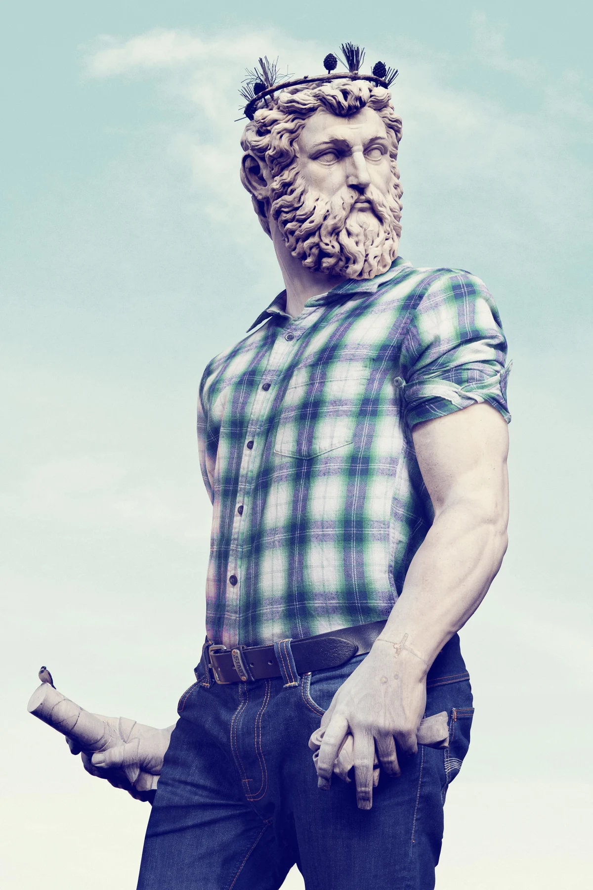 Hipster in Stone XI - Poseidon