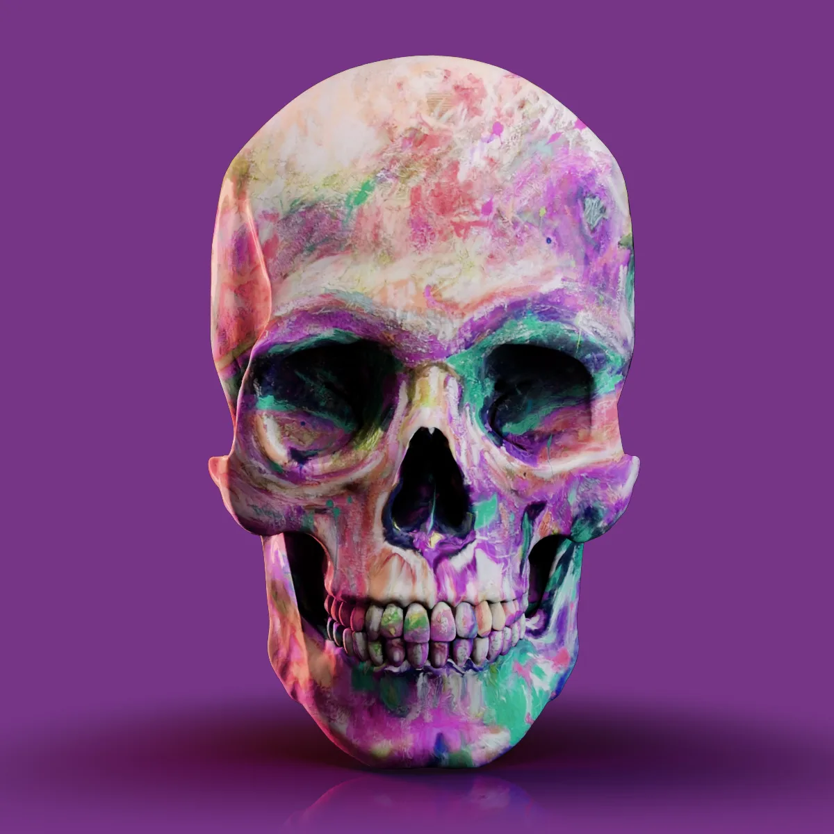 ORIGINAL RENÉ MÄKELÄ'S SKULL (A5)