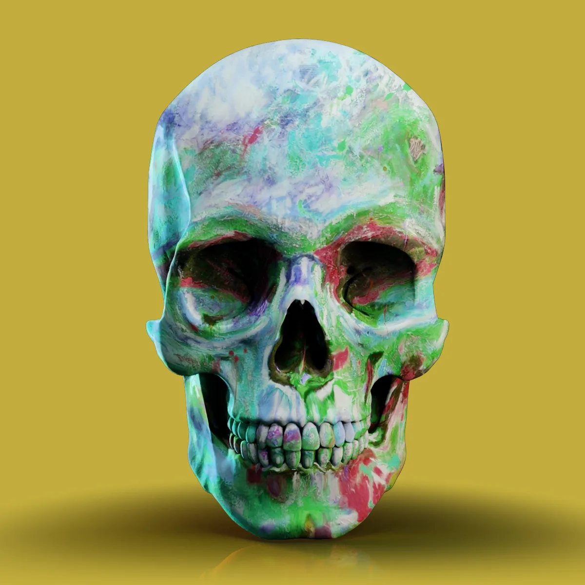 ORIGINAL RENÉ MÄKELÄ'S SKULL (A6)