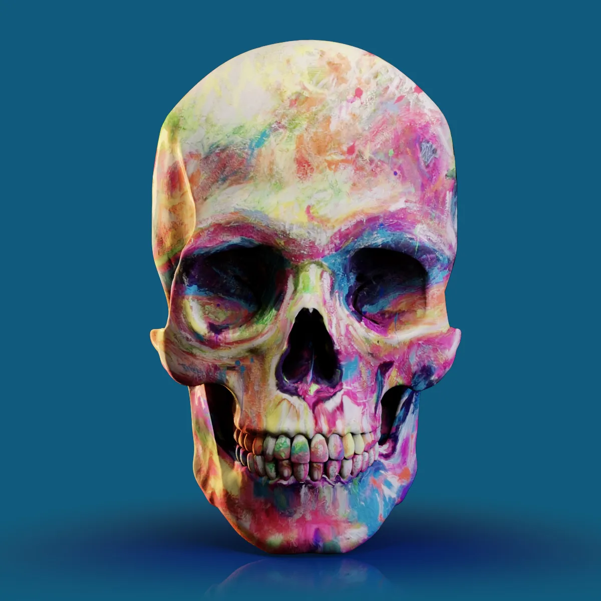 ORIGINAL RENÉ MÄKELÄ'S SKULL (A1)