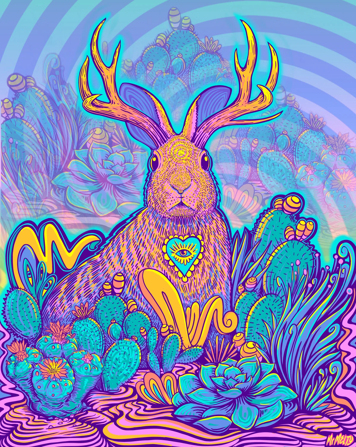 Jackalope Dreams by Mr. Melty