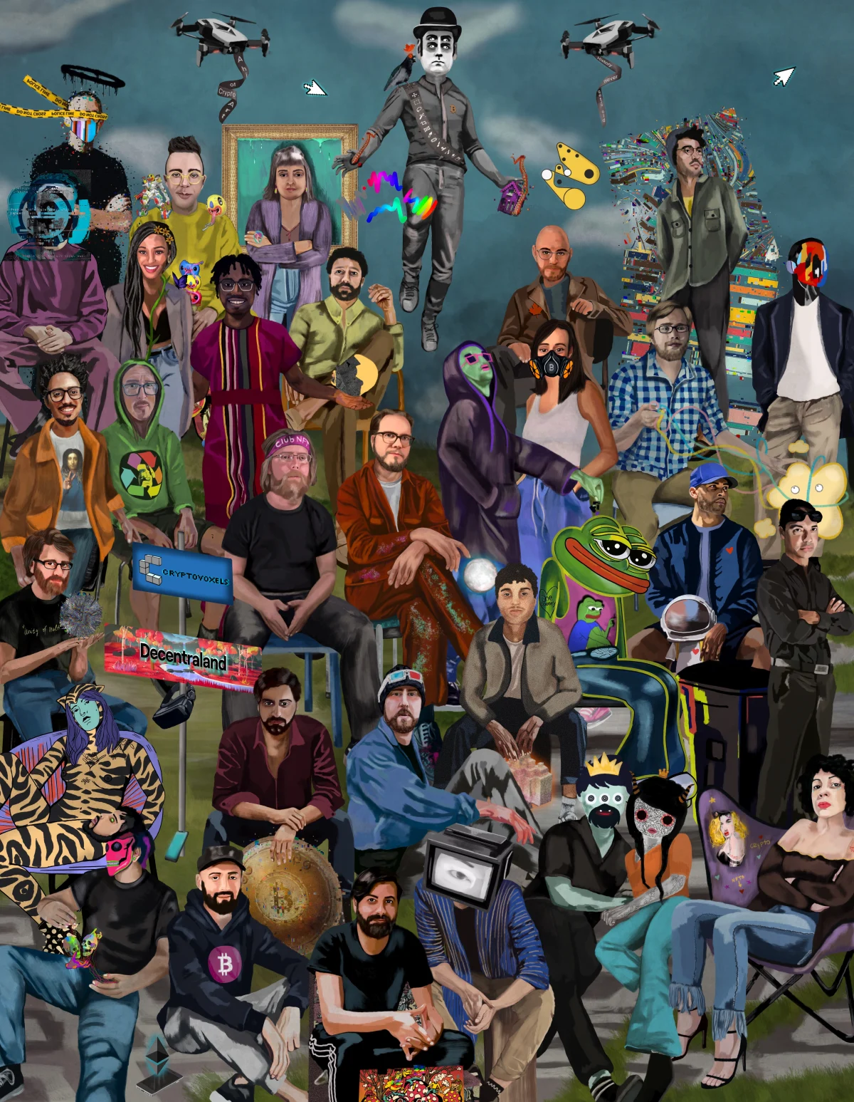 A HISTORY OF CRYPTOART - center