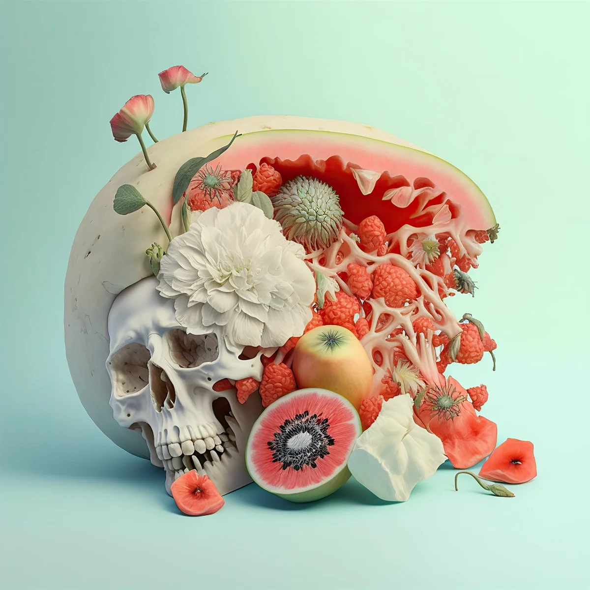 Still Life with Skull. 001