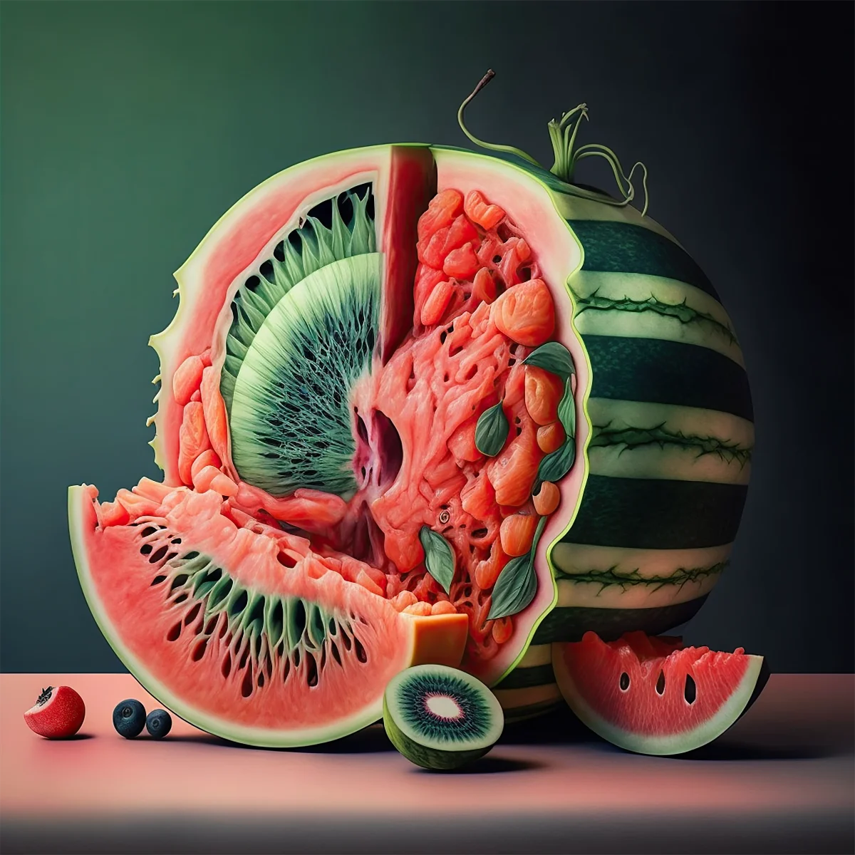 Still Life with Kiwi. 001
