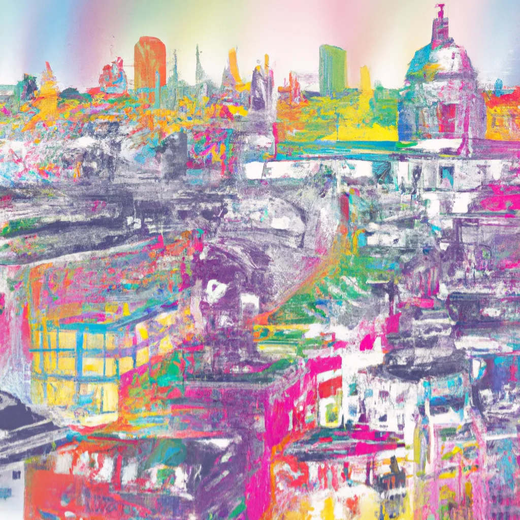 Mesmerized Crypto City #1/1 - metaverse0023