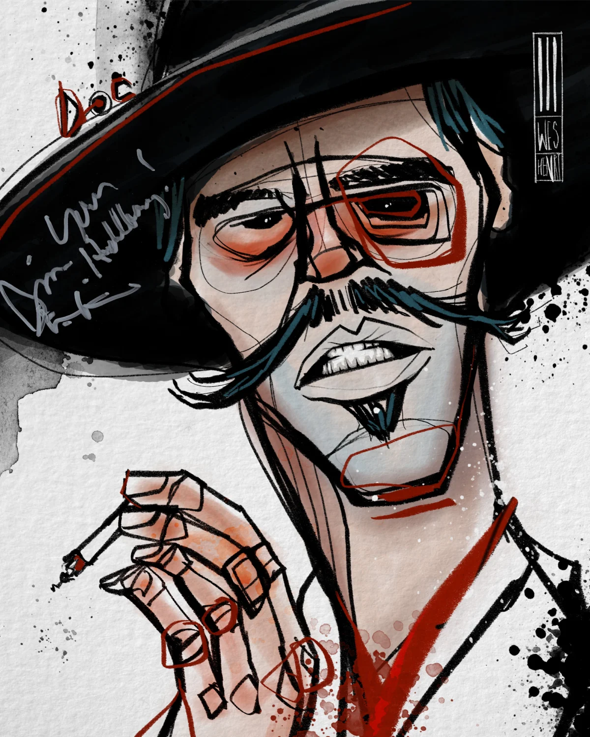 I'm Your Huckleberry by Wes Henry  - Glitch Version