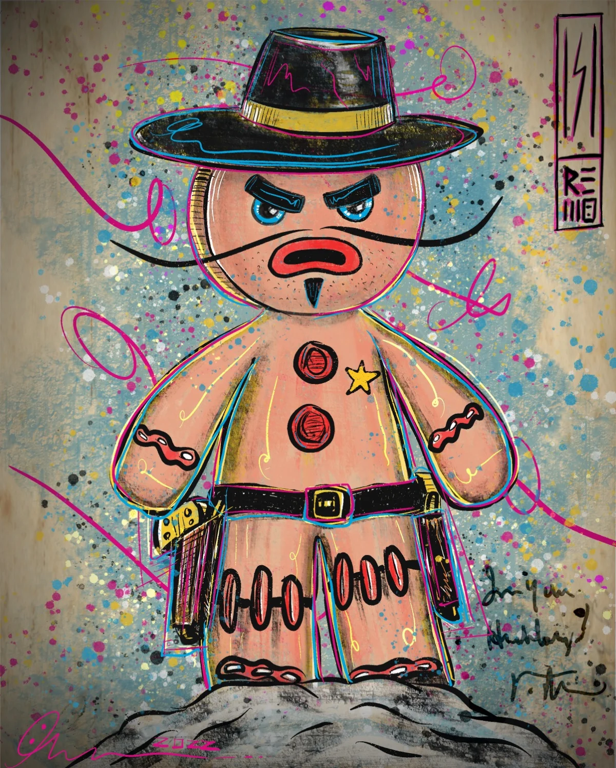 Gingerbread Doc by Remo  - Glitch Version