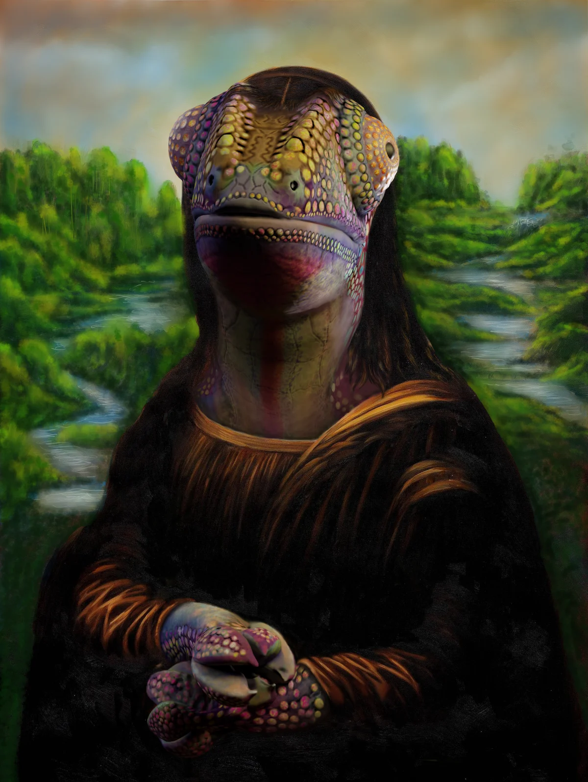 The Mona Lizard