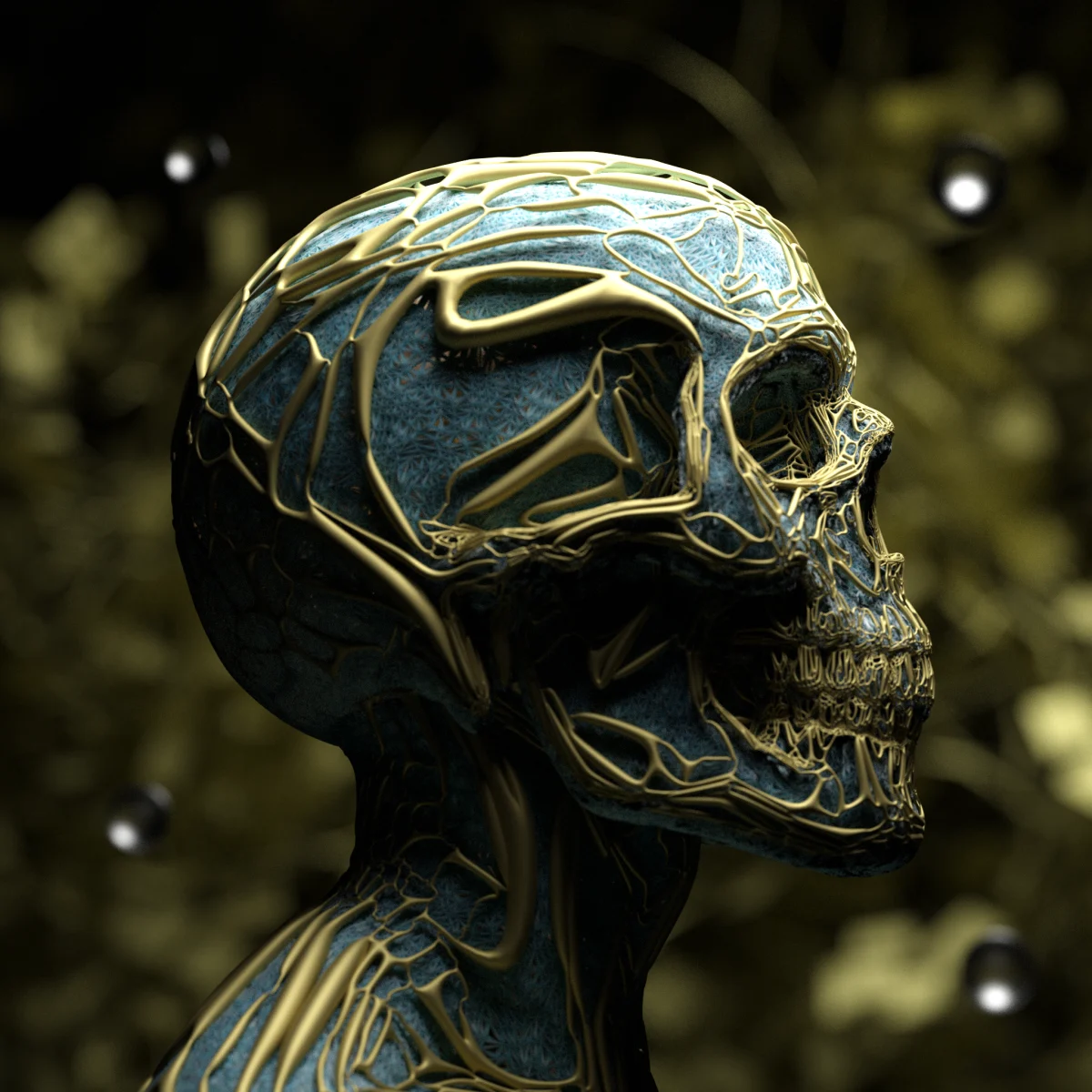 Alien Infused Skull