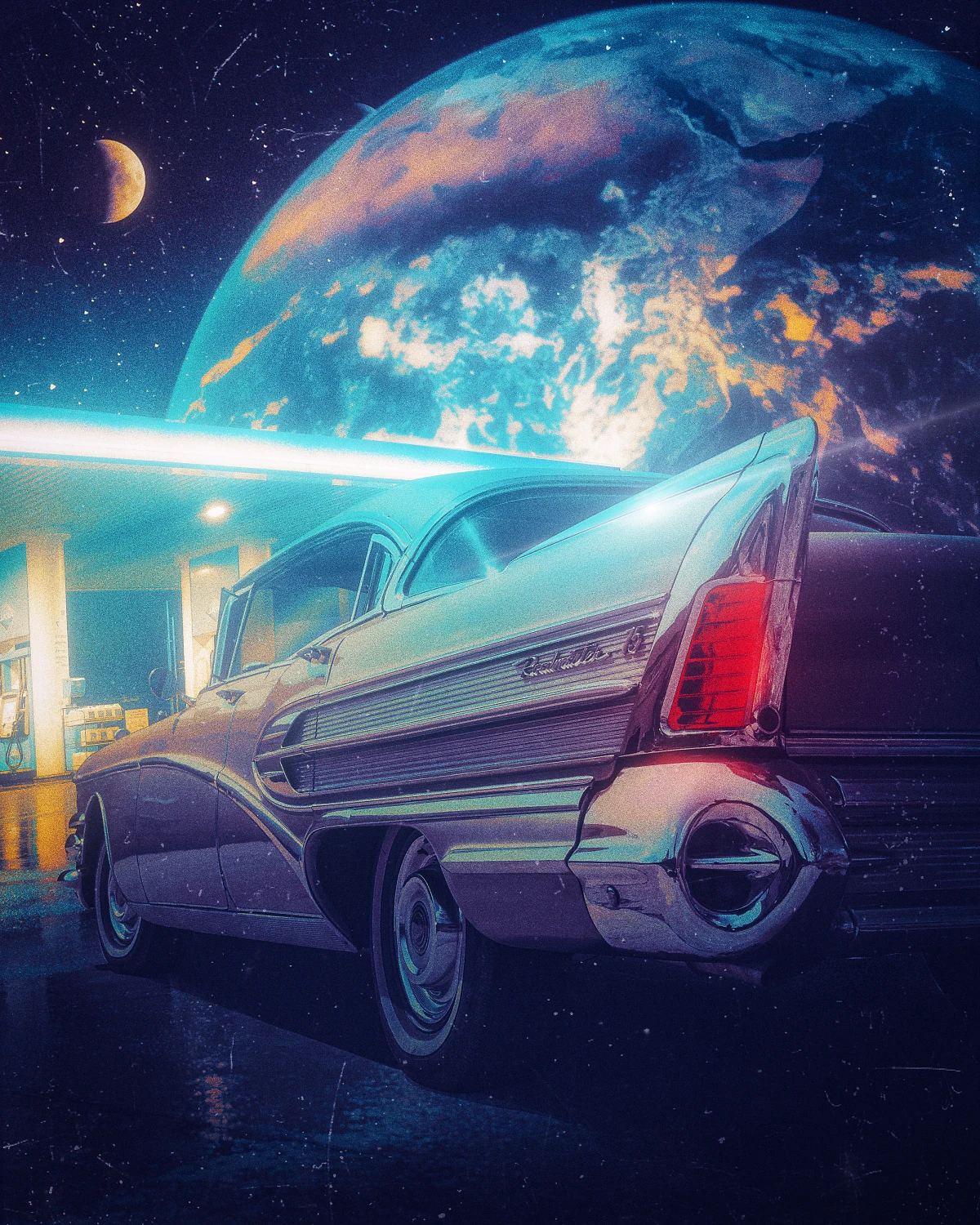 Retro Gas Station