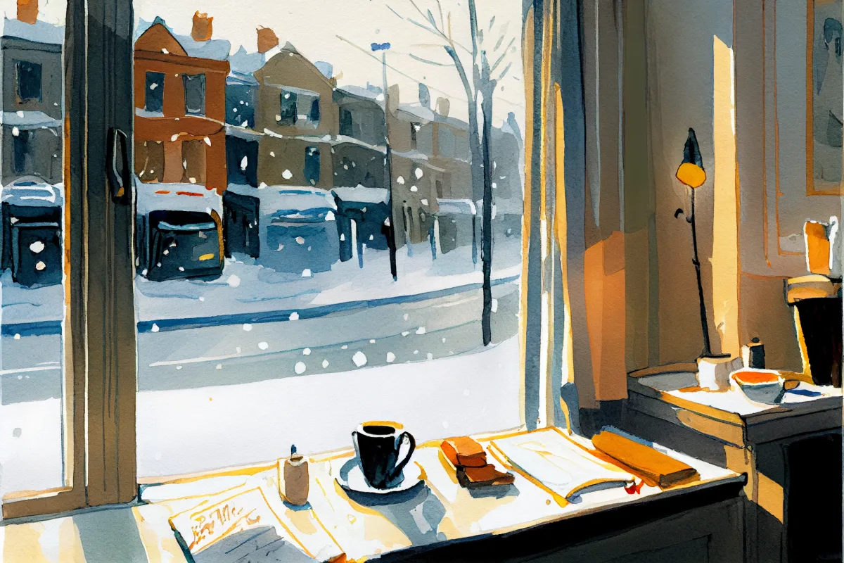 From the cafe window