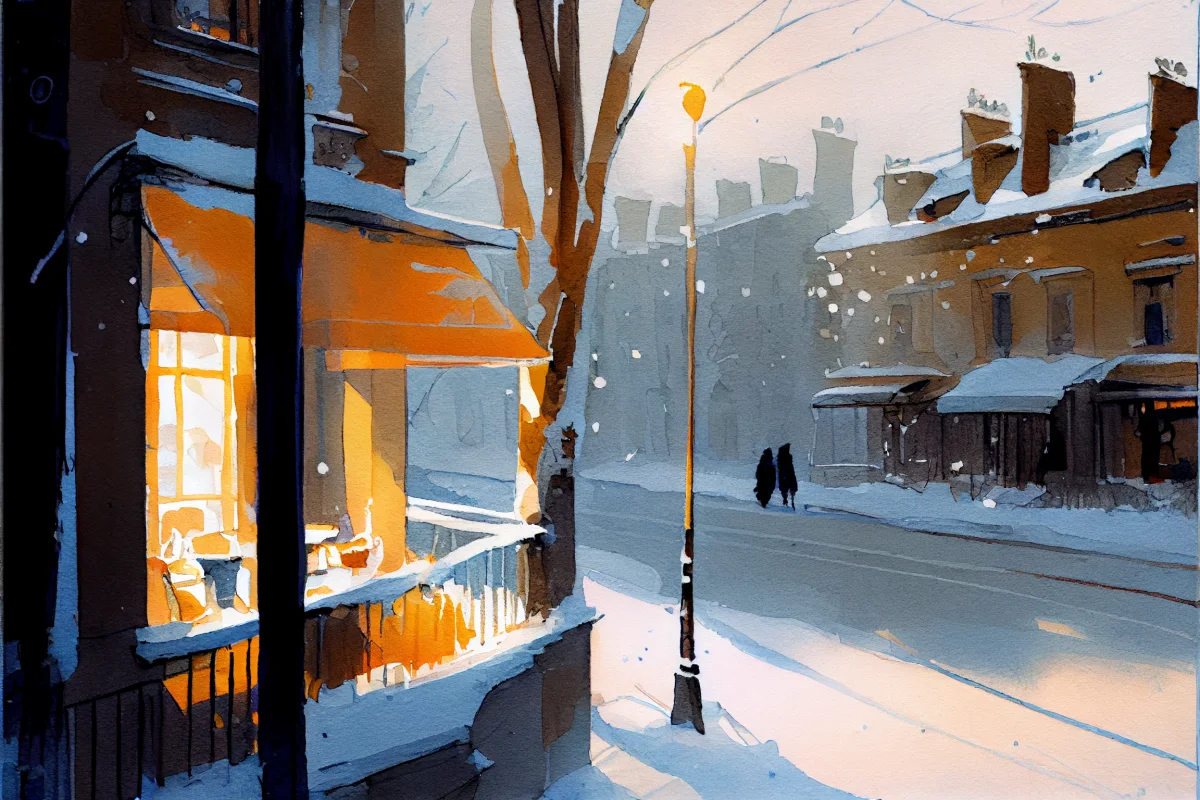 Street, One late afternoon