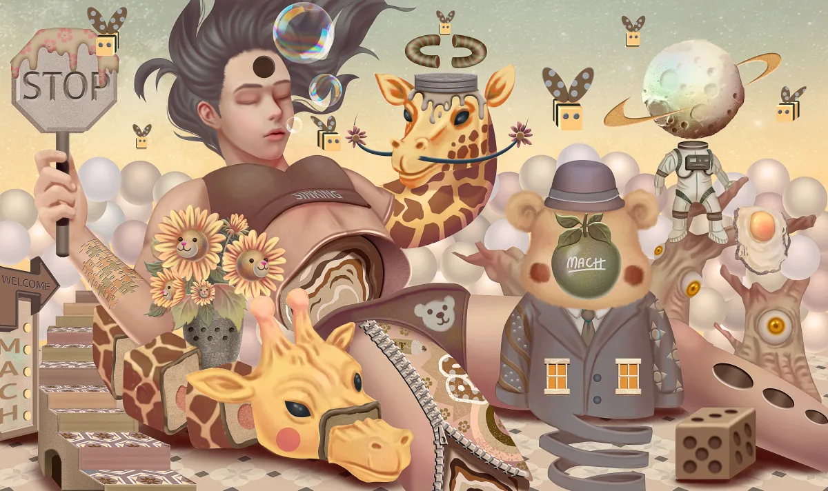 Drowning into surreal