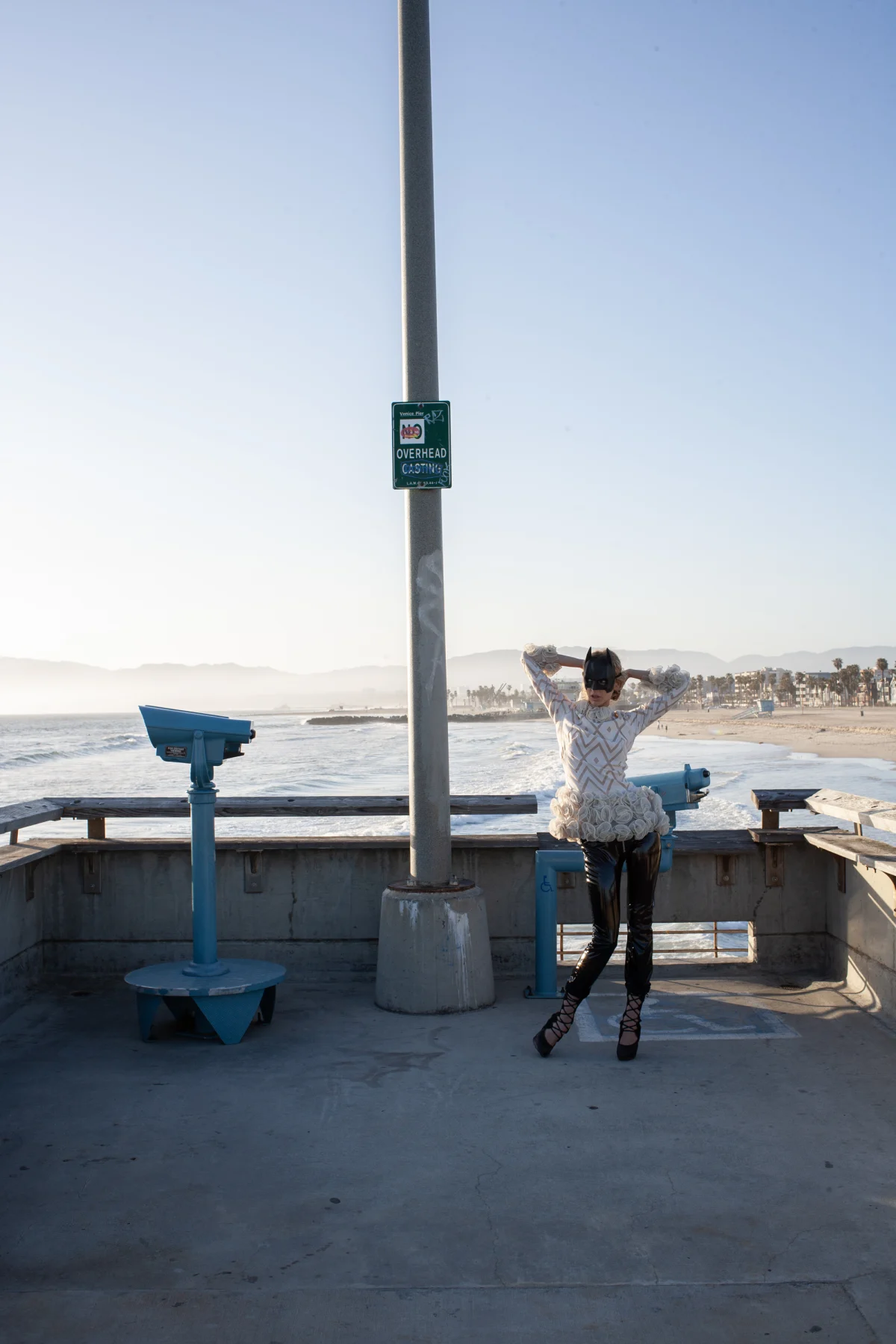 In Disguise On Venice Pier.