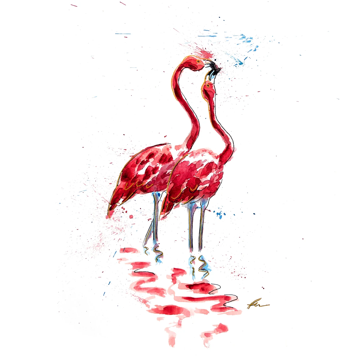 Flamingos