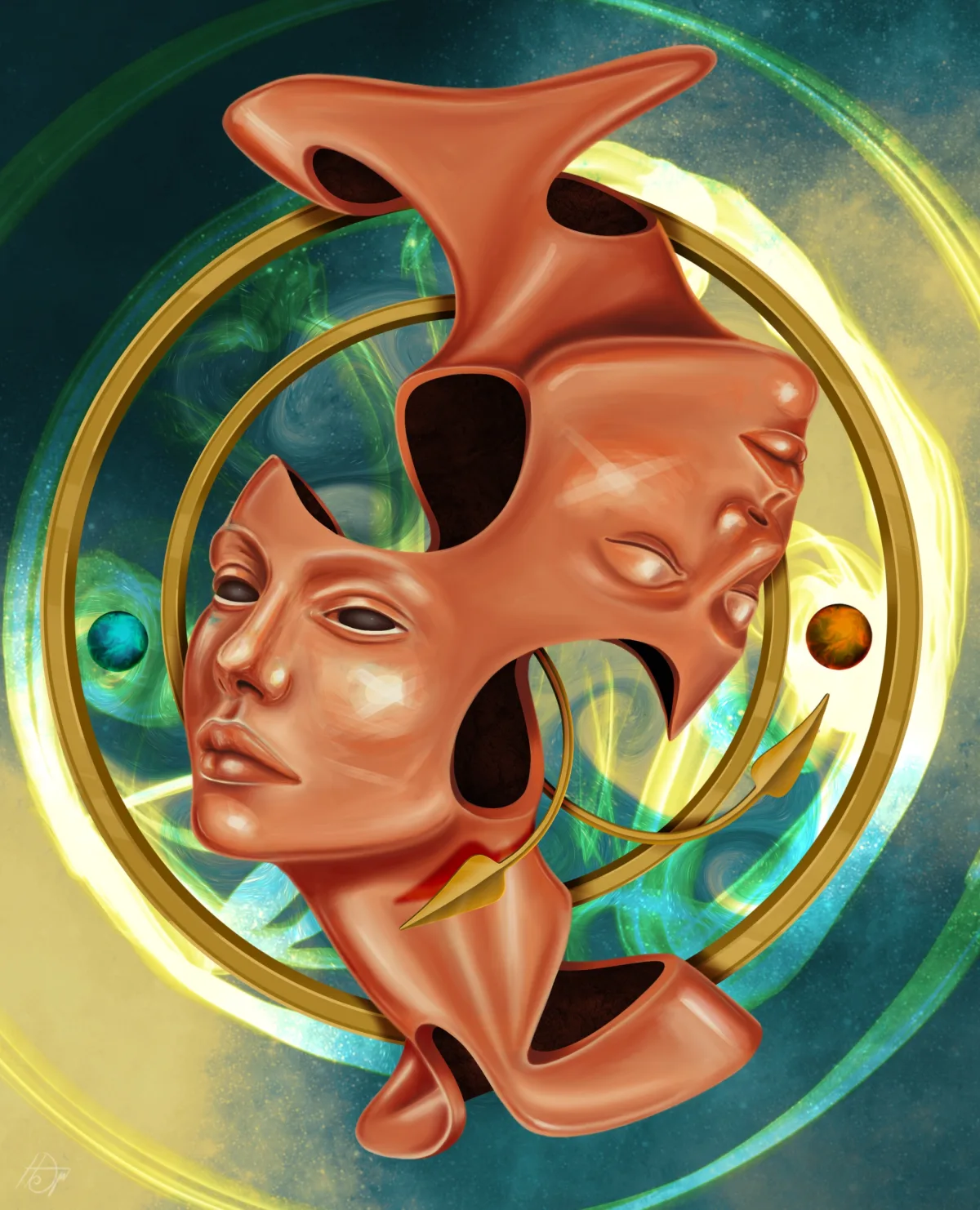 SINGLE TWIST OF AN ENTANGLED MIND