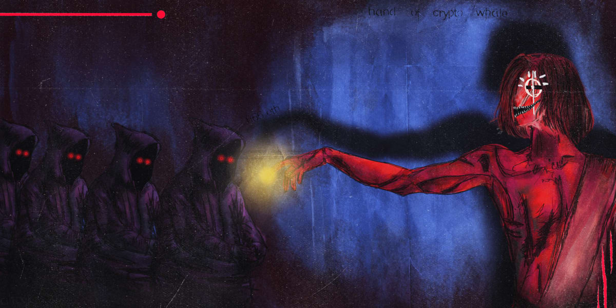 Hand of Crypto Whale