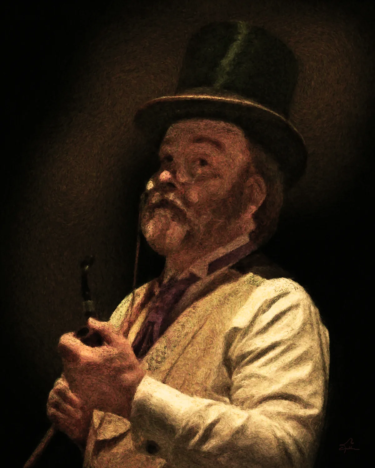 Self Portrait in Top Hat