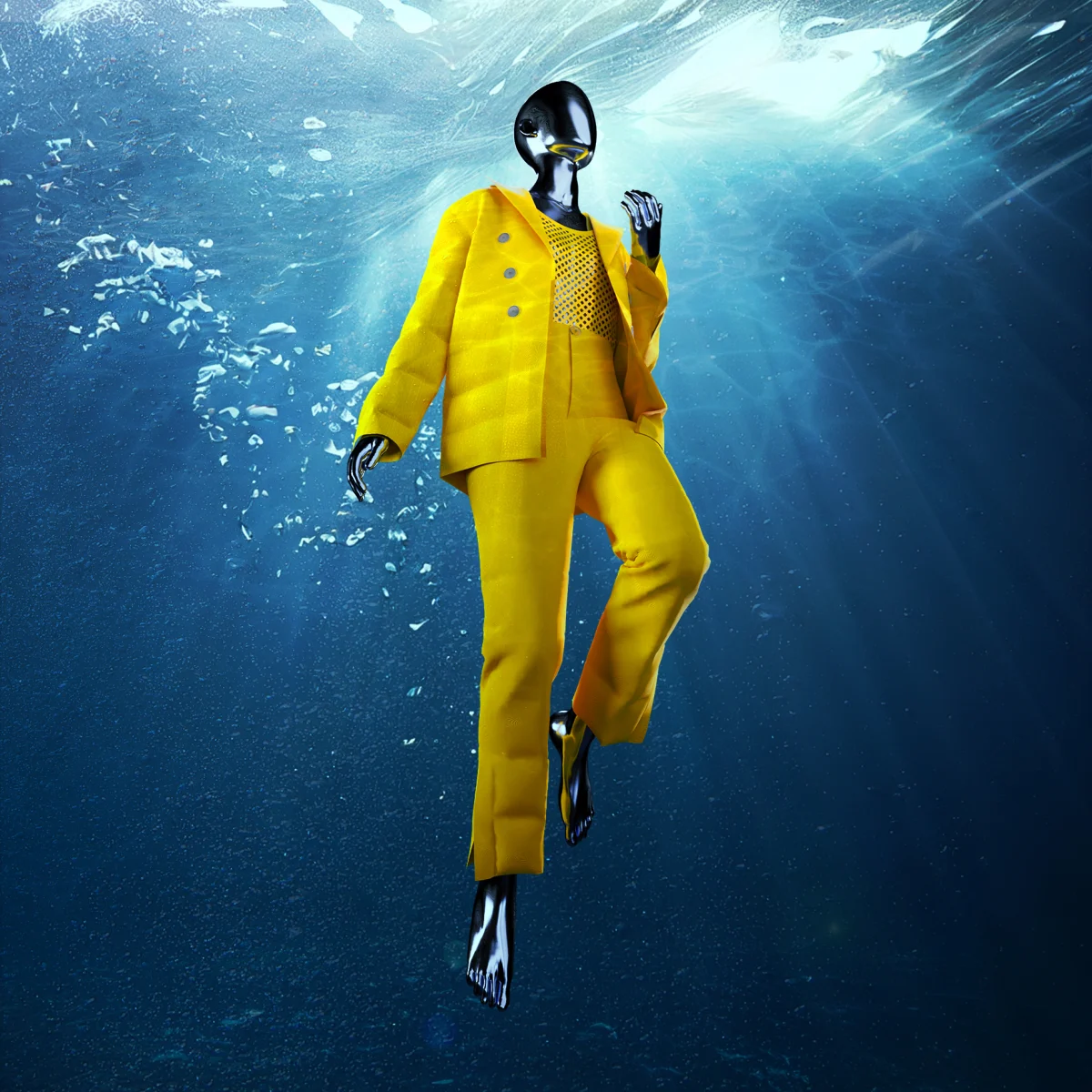 SWL Yellow Puffer Suit