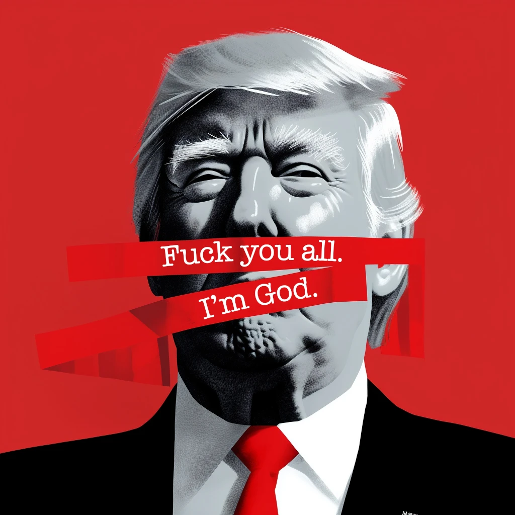 Fuck you all - I'm God.