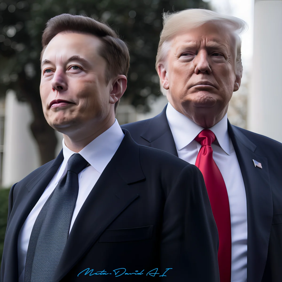 @aislandart - Donald Trump's Newest Problem: Elon Musk