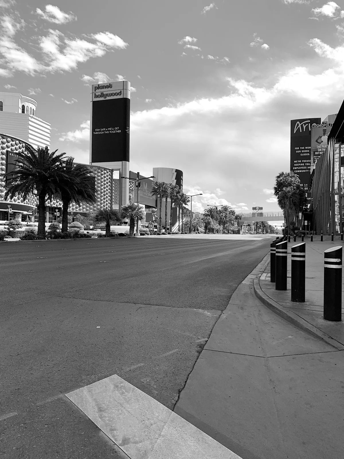 Las Vegas Strip Deserted