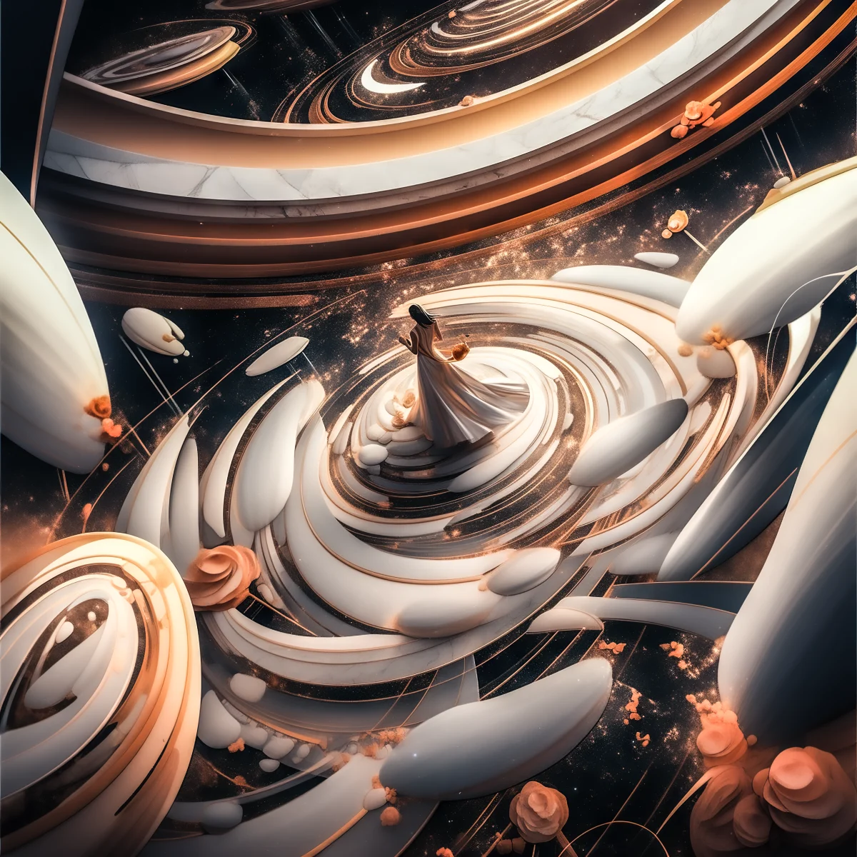 Between the Vortices