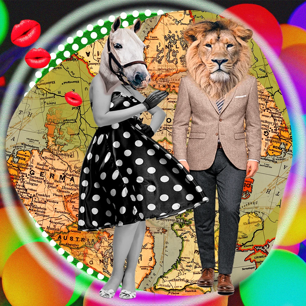 #0012 fashion animal catwalk